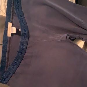 So-low yoga pants, slightly worn, navy blue